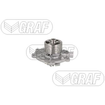 Pompe à eau, refroidissement du moteur GRAF PA1504-8 pour JAGUAR E-PACE 2.0 AWD - 200cv