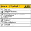 ECS CT-051-B1 - Kit électrique, dispositif d'attelage