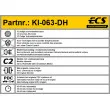 ECS KI-063-DH - Kit électrique, dispositif d'attelage
