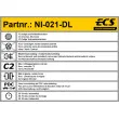 ECS NI-021-DL - Kit électrique, dispositif d'attelage