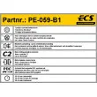 ECS PE-059-B1 - Kit électrique, dispositif d'attelage