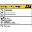 ECS SK-010-BB - Kit électrique, dispositif d'attelage