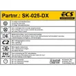 ECS SK-025-DX - Kit électrique, dispositif d'attelage