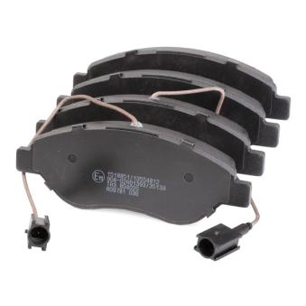 Jeu de 4 plaquettes de frein avant RIDEX OEM 71770112