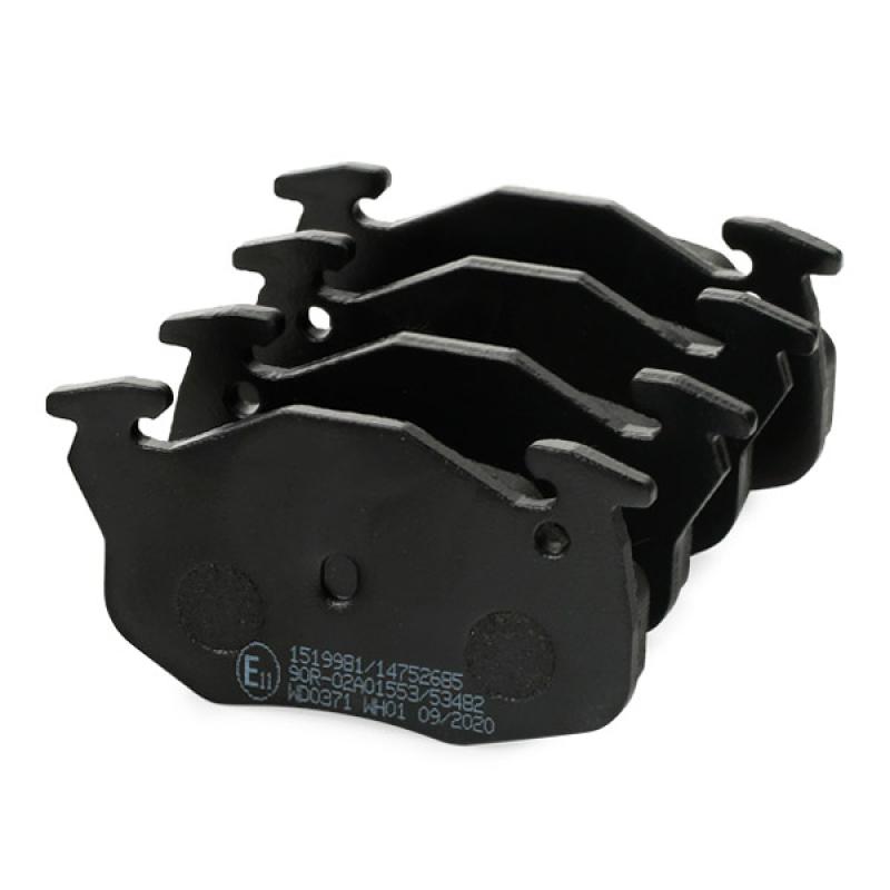 Jeu de 4 plaquettes de frein avant RIDEX 402B1359 - Visuel 1
