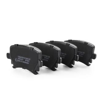 Jeu de 4 plaquettes de frein arrière RIDEX OEM 8E0698451F Jeu de 4 plaquettes de frein arrière RIDEX OEM 8E0698451F