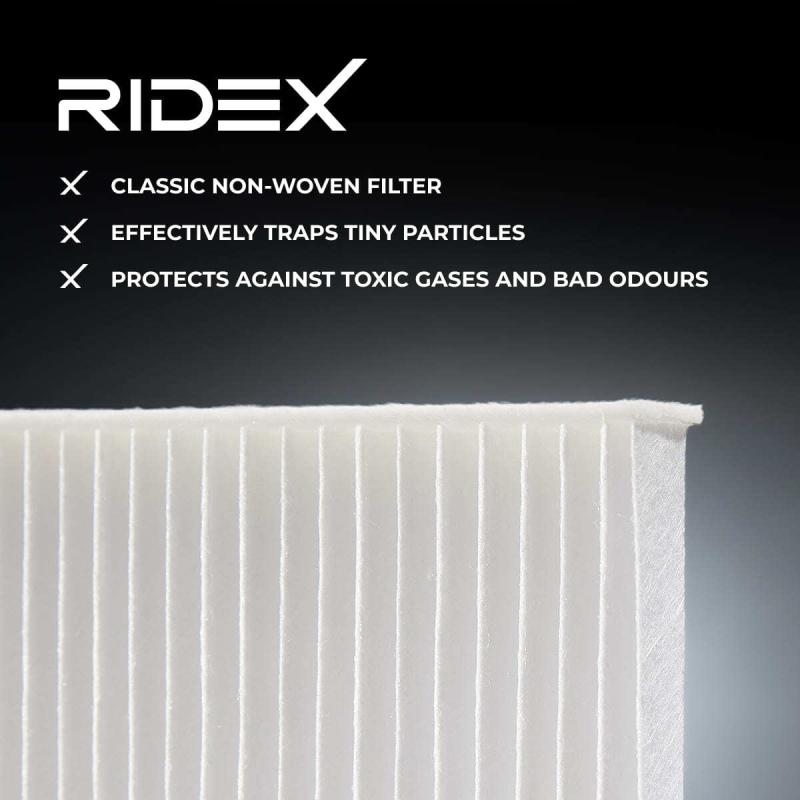 Filtre, air de l'habitacle RIDEX 424I0316 - Visuel 1