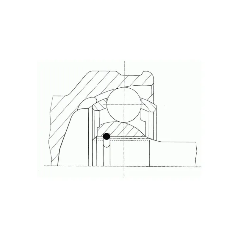 Embout de cardan avant (kit de réparation) SPIDAN 22353 - Visuel 1