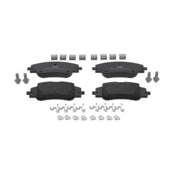 Jeu de 4 plaquettes de frein avant JURID 574238J pour FIAT 600e Mild Hybrid - 110cv