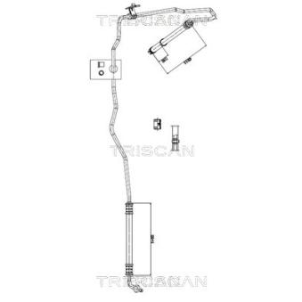 Tuyau hydraulique, direction TRISCAN 8516 16002 pour FORD TRANSIT CUSTOM 2.0 EcoBlue - 185cv Tuyau hydraulique, direction TRISCAN 8516 16002 pour FORD TRANSIT CUSTOM 2.0 EcoBlue - 185cv