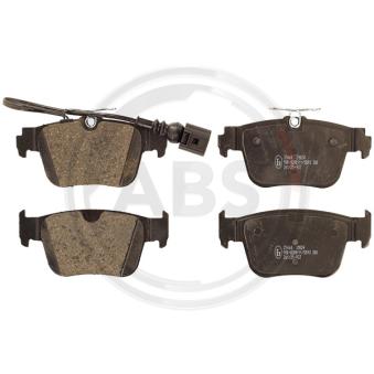 Jeu de 4 plaquettes de frein arrière A.B.S. 35464 pour VOLKSWAGEN NEW BEETLE 40 TFSI quattro - 190cv