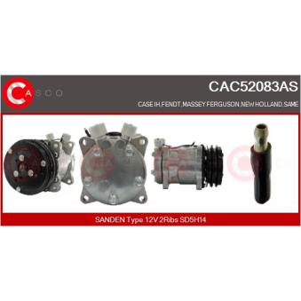 Compresseur, climatisation CASCO [CAC52083AS]
