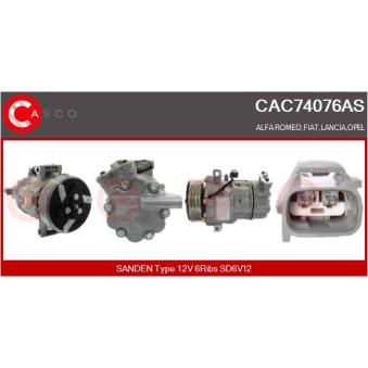 Compresseur, climatisation CASCO [CAC74076AS]