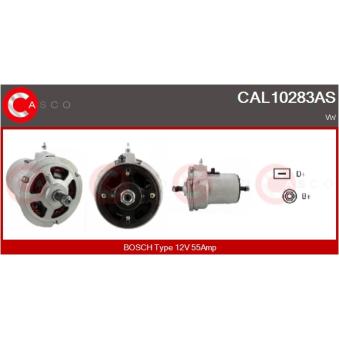 Alternateur CASCO CAL10283AS pour VOLKSWAGEN TRANSPORTER - COMBI 1,6 - 50cv