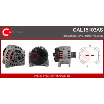 Alternateur CASCO OEM 7701476806 Alternateur CASCO OEM 7701476806