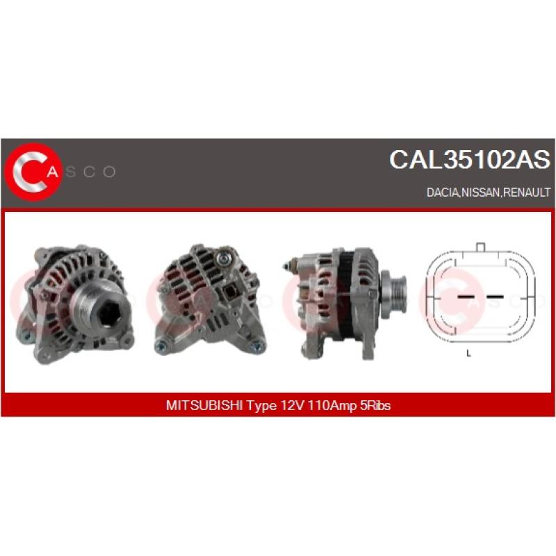Alternateur CASCO CAL35102AS - Visuel 2