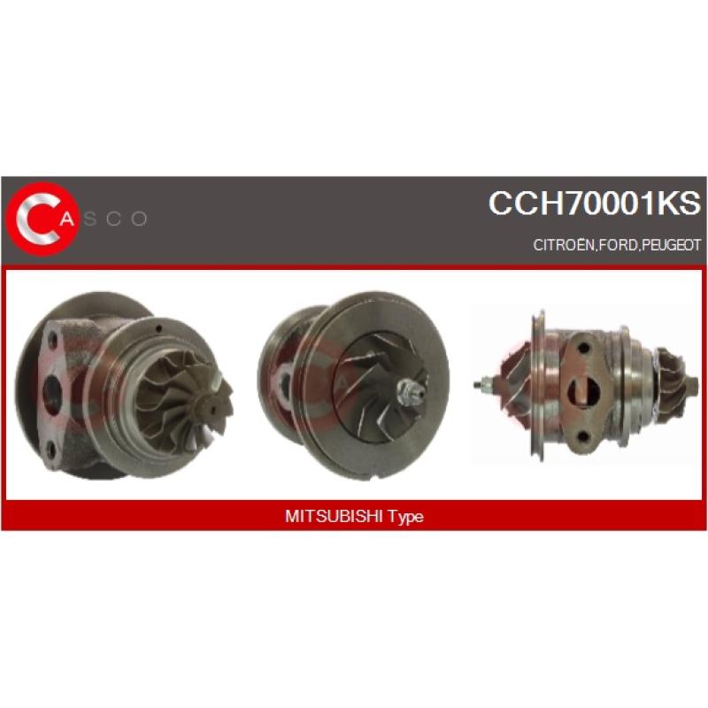 Groupe carter, turbocompresseur CASCO CCH70001KS - Visuel 1