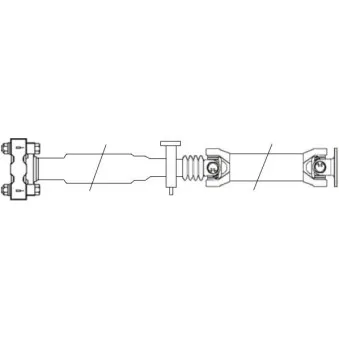 Arbre de transmission, entraînement essieux SAMAXX NWN-ME-026