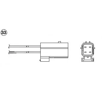 Sonde lambda NGK OEM M1444