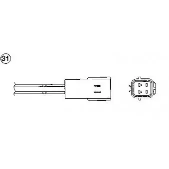 NGK 0122 - Sonde lambda