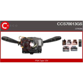 Commutateur de colonne de direction CASCO CCS70013GS pour VOLKSWAGEN PASSAT 1.6 HDI - 109cv Commutateur de colonne de direction CASCO CCS70013GS pour VOLKSWAGEN PASSAT 1.6 HDI - 109cv
