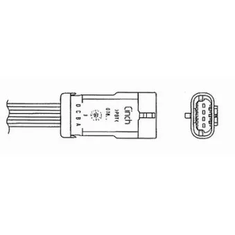 Sonde lambda NGK OEM 7700108027