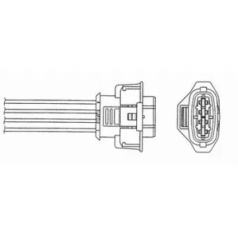 Sonde lambda NGK OEM 855359
