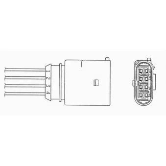 Sonde lambda NGK OEM 036906262F