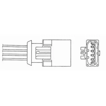 Sonde lambda NGK OEM MHK100722