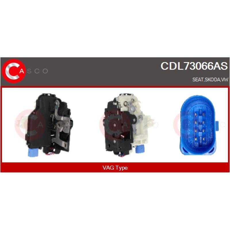 Serrure de porte CASCO CDL73066AS - Visuel 2