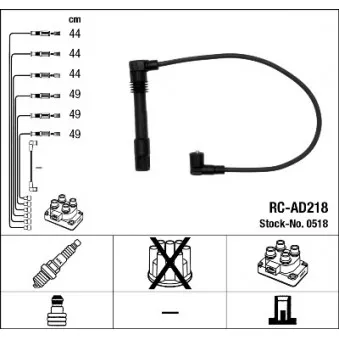 Kit de câbles d'allumage NGK OEM 2099