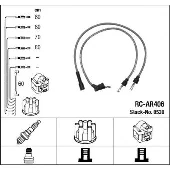 Kit de câbles d'allumage ENGITECH ENT910687