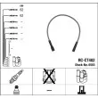 NGK 0583 - Kit de câbles d'allumage