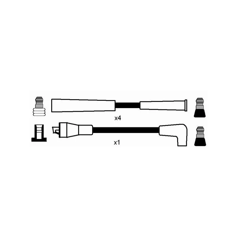 Kit de câbles d'allumage NGK 0628 - Visuel 1