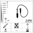 NGK 0737 - Kit de câbles d'allumage