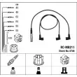 Kit de câbles d'allumage NGK [0746]