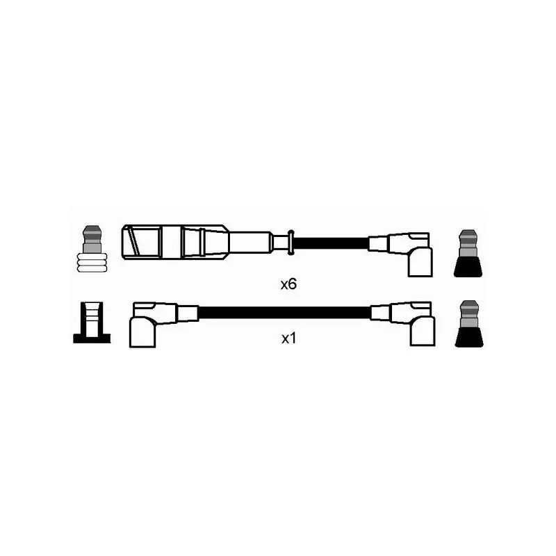 Kit de câbles d'allumage NGK 0746 - Visuel 1