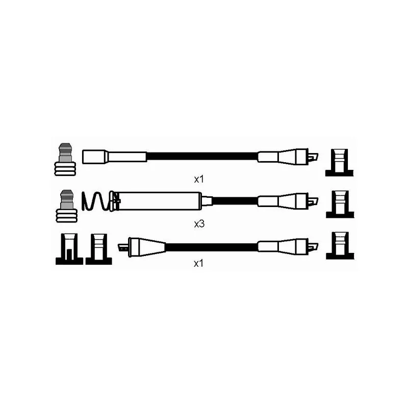 Kit de câbles d'allumage NGK 0796 - Visuel 1