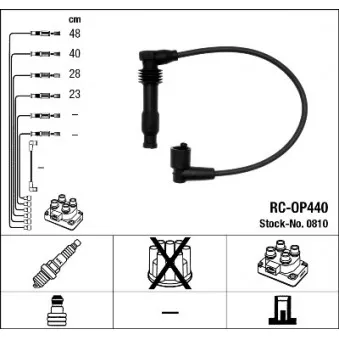 Kit de câbles d'allumage NGK OEM J5380905