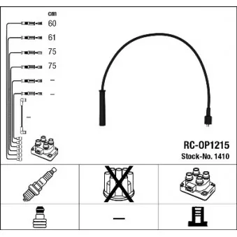Kit de câbles d'allumage EFI AUTOMOTIVE 7220