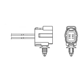 Sonde lambda NGK OEM FS8A18861