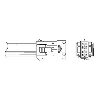 Sonde lambda NGK OEM 3547445