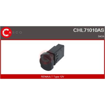 Interrupteur de signal de détresse CASCO CHL71010AS pour DACIA SANDERO 1.4 MPI GPL - 72cv