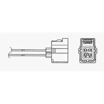 Sonde lambda NGK OEM a0035428118