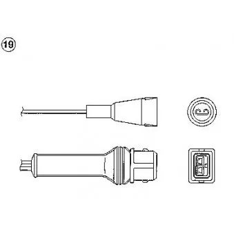 NGK 1838 - Sonde lambda