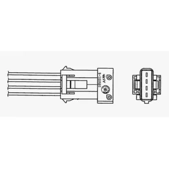 Sonde lambda NGK OEM 1628KN