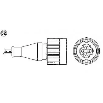 Sonde lambda NGK OEM 11781735132