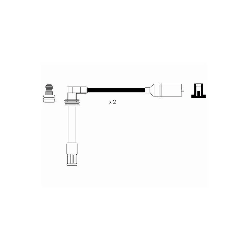 Kit de câbles d'allumage NGK 2348 - Visuel 1