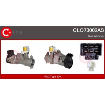 Fermeture-volant CASCO CLO73002AS pour VOLKSWAGEN POLO 1.2 TSI - 90cv