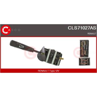 Commutateur de colonne de direction CASCO CLS71027AS pour RENAULT R9 1.4 Turbo - 105cv